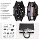 thumbnail image 5 of Bolsa para portátil RAINSMORE de piel sintética impermeable de 15.6 pulgadas para mujer, 5 of 7