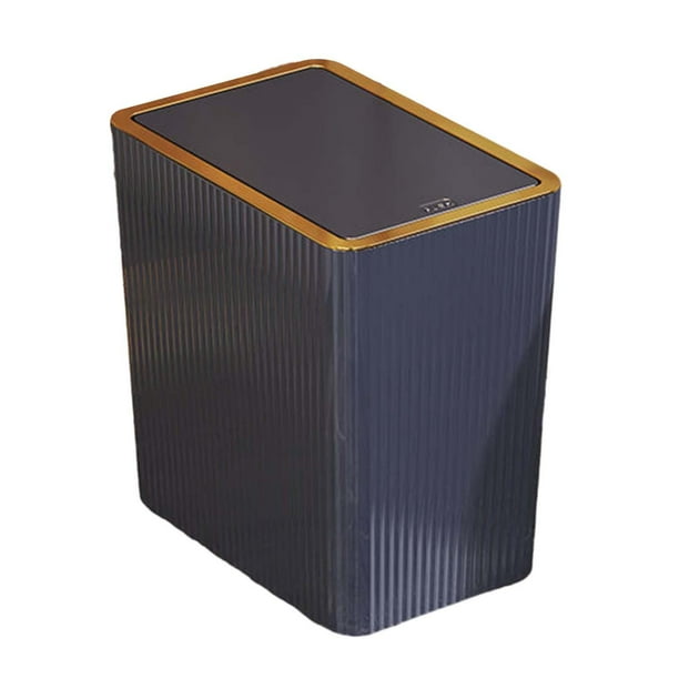 Bathroom Trash Can with Lids Slim Garbage Can for Laundry Room Bedroom