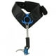 thumbnail image 1 of Correa de muñeca de cuero azul para un uso cómodo y ajustable con arco de aleación de aluminio para soltar el arco, 1 of 8