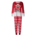 thumbnail image 2 of Pijamas de Navidad Para Mujeres de La Familia Mamá Impreso Top + Pantalones Conjunto de Navidad A Juego Odeerbi ODB188226, 2 of 9