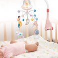 thumbnail image 1 of 360 Rotation Hanging Animals Night Lights Music Box with Remote Control Baby Plastic Mobile Ideal Gift for Bedside, 1 of 7