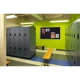 thumbnail image 5 of Ghent's 4' x 6' Rubber Bulletin Board with Aluminum Frame in Multi-Color, 5 of 5
