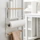 thumbnail image 2 of Soporte para nevera Yuarrent organizador de cocina estante de Almacenamiento multiusos colgante para toallas de papel Blanco, 2 of 6