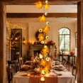 thumbnail image 6 of Tryvkinvive Halloween Maple Leaf String Lights 68",Pumpkin Eyeball Spider Fairy Lights,Decorative Light Strings for Home Decor Supplies Indoor Table,Window,Thanksgiving & Halloween Party Decor, 6 of 8