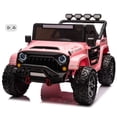 thumbnail image 1 of VOLTZ TOYS HAVOC 2-Seater Jeep 24V Kids Ride-On Off-Road Truck, Motorized Toy Car Vehicle with Parent Remote Control, High Clearance Open Doors, LED Lights, Pink, 1 of 6