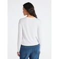 thumbnail image 3 of Sofia by Sofia Vergara Women's Crewneck Tee with Long Sleeves, Sizes XS-XXXL, 3 of 5