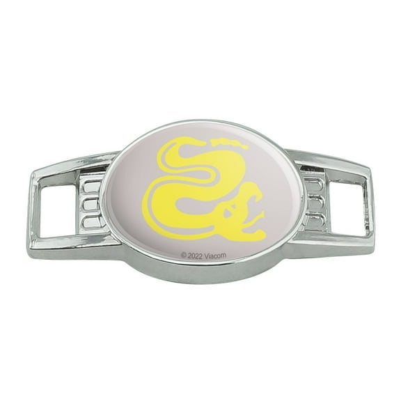 Hidden Temple Silver Snakes Shoe Shoelace Shoe Lace Tag Runner Gym Charm Decoration