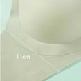 thumbnail image 4 of SMihono Wireless Bras for Women Full Coverage No Underwire Push Up Supportive Bra Comfortable Everyday T-Shirt Bra Green L, 4 of 8