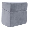 thumbnail image 2 of Reposapiés bajo escritorio, funda extraíble y lavable, reposapiernas ajustable en 3 alturas, almohada tipo taburete para escritorios de ordenador., 2 of 7