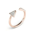 thumbnail image 4 of Mauli Jewels Engagement Rings for Women 0.20 Carat Arrow Head Diamond Engagement Ring in 4-Prong10K Rose Gold, 4 of 6