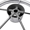 thumbnail image 4 of Vonte de acero inoxidable de 5 radios, 343 mm, 25 grados Baoblaze Volante de barco, 4 of 7