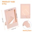 thumbnail image 2 of Uxcell 8Pcs Mini Picture Frames 2.4 x 3.6 inch Rectangle Small Picture Photo Frame Holder, Pink, 2 of 5
