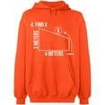 thumbnail image 2 of OXI Hoodie Sweatshirt - Find X Found It Math, Basic Casual Hoodie for Men's and Women Fleece Hoodie Long Sleeve - Orange X-Large, 2 of 3