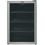 Galanz 4.5 Cu ft 152 Can Beverage Center Mini Fridge, Stainless Steel, New