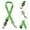 Green 7M1, variant on Wuztai Adjustable Dog Car Seat Belt, Retractable Lead Rope for Small Medium Dogs Travel Safety, Pet Vehicle Harness Security