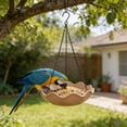 thumbnail image 5 of Hanging Bird Baths for Outdoors - 7.8Inch Small Birdbaths Outdoor, Ideal for Wild Birds and Outdoor Yard, Patio Décor - Pink, 5 of 6