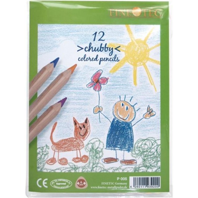 Alvin P005 Ensemble de Crayons de Couleur Chubby