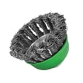 thumbnail image 5 of Faithfull Wire Cup Brush Twist Knot 65mm M14x2, 0.50mm Stainless Steel Wire, 5 of 5