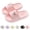 Pink, variant on Unisex Cute Cartoon Bear EVA Slide Slippers, Non Quick Dry Open Toe Shower Sandals for Indoor Bathroom Dorm Kitchen Spa Travel Use Black 44-45