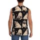 thumbnail image 4 of Balery French Bulldog Camisetas sin mangas para hombre, absorbe la humedad y protege contra el mal olor.-XX-Large, 4 of 7