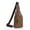 Brown, variant on JTC Sling Bag for Men Women Anti Theft Canvas Chest Bag for Travel Hiking