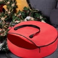 thumbnail image 3 of Bolsa de árbol de Navidad a prueba de desgarros forma forma forma 201D Tela de tela Impermeable Ligero Organizador de protección Bolsa grande de cojín para - Rojo-1 60x18cm shamjiam Bolsillo de almacenamiento, 3 of 7