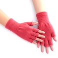 thumbnail image 3 of Gants Unisexe Tricotés Demi-Doigts Mitaines Gants d'Ordinateur, 3 of 10