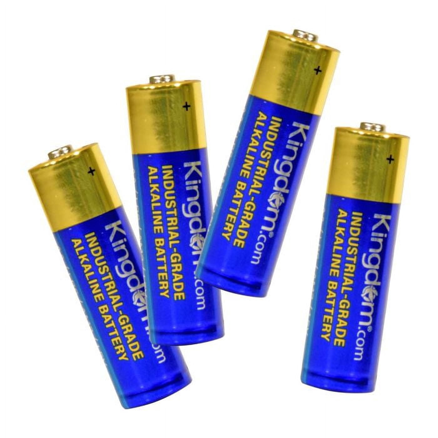 Kingdom AA Batteries, Pack of 40, Industrial Grade Alkaline Batteries