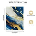 thumbnail image 2 of Nawypu Navy Blue and Gold Abstract Wall Art Blue White and Gold Painting Set of Modern Abstract Artwork Blue and Gold Foil Wall Art Navy Blue and White Abstract Painting for Bedroom, 2 of 5