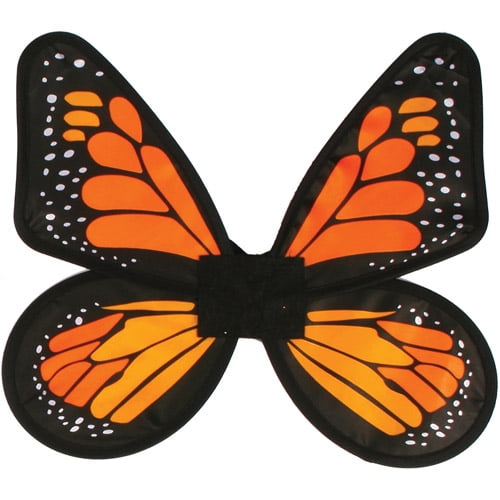 Satin Butterfly Wings Adult Halloween Accessory