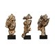 thumbnail image 1 of Estatua Abstracta de Resina, Adornos de Escritorio, Esculturas en Miniatura, Figuras con Cara, Personajes, Arte Nórdico, Manualidades, Oficina, Hogar A, 1 of 5