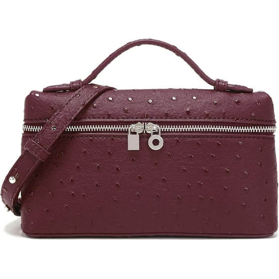 Women's Bag Cute Polka Dot Printed Patent Leather Glossy Surface Purse and Handbag Crossbody Bag for Women Mother Kid Bags Girl