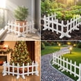 thumbnail image 4 of Plastic Garden Fence for Lawn and Flower Bed Edging Decorative Picket Border for Gardens Plants and Yard Landscaping, 4 of 8