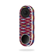MightySkins NEHEL-Saltwater Collage Skin for Nest Hello Video Doorbell - Saltwater Collage
