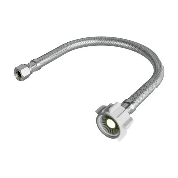 Jones Stephens S04255 3/8Odx7/8Bc 12Ss Toilet Conn W/Brass Nut