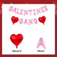 thumbnail image 2 of Letra rosa para decoración de globos Galentines Gang, 40 cm, con corazón, 2 of 7