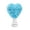 Clearance Sale Blue, variant on YaoZQ Valentines Day Decorations, Red Rose Tree Topper, 8.9 in Passionate Heart Flower Spring Ornament, Traditional Valentine Holiday Decoration for Home Love Theme, Valentines Day Gifts