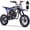 Blue, variant on QEASET Gas Mini Dirt Bike, 39.4 CC 4-Stroke Dirt Bike, Rear Shock Absorber, Metal Frame, Disc Brakes, Max Load 165Lbs, Up to 20Mph, No Oil Mix Require, Pink