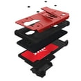 thumbnail image 3 of ZIZO BOLT Series Nokia 3.1 C Case Military Grade Drop Tested with Full Glass Screen Protector Holster and Kickstand Red Black, 3 of 6