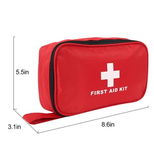 180 Piece First Aid Kit Emergency Mdeical Bag Travel Home Hoilday Aid Set