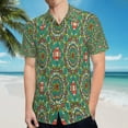 thumbnail image 5 of High Quality Hawaiian Shirts for Men Short Sleeve Aloha Beach Shirt Floral Summer Casual Button Down Shirts Blouses JVNH9O, 5 of 7