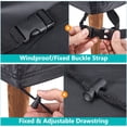 thumbnail image 3 of Funda de sofá de patio BROSYDA impermeable de 3 plazas para exteriores, negra, 3 of 7