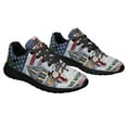 thumbnail image 6 of Santa Claus We Wish You Ameri ChriStas American flag Shoes Sneakers Black Size 3.5, 6 of 7