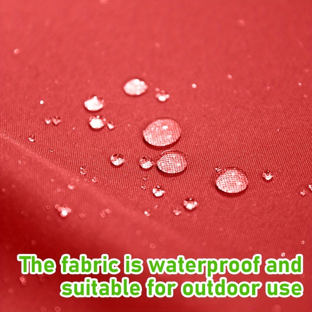 Outdoor/Indoor All Weather Tufted Wicker Chair Cushions of 3 Pieces（2-19*19*4in+1-44*19*4in）, 1 Loveseat and 2 U-Shape Waterproof Cushions for Patio Furniture,Wicker Loveseat,Bench-Red