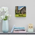 thumbnail image 6 of U R There Photography Churchill Christmas Barn in Summer Rustic Farmhouse Acrylic Analog Wall Clock, 6 of 6
