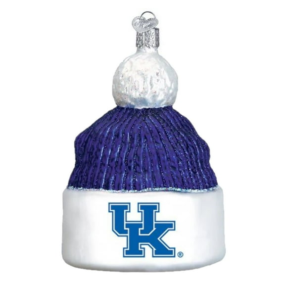Old World Christmas Blown Glass Ornament for Christmas Tree, Kentucky Beanie