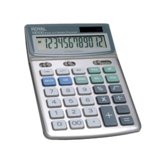 XE 100 Tiltable Display Calculator