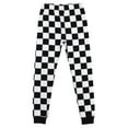 thumbnail image 4 of Five Nights At Freddy's Freddy Fazbear Face Youth Boy's Black & White Checkered Long Sleeve Shirt & Sleep Pants Set-4, 4 of 5