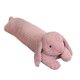 thumbnail image 3 of Peluche largo de animal, almohada de tiro largo, suave y divertido juguete de dibujos animados para abrazar Conejo púrpura, 3 of 9