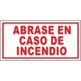 thumbnail image 1 of Estiquer para Materiales Peligrosos Etiquetas para Identificar Agentes Extinguidores 17x10 cm De Identificación Abrase e, 1 of 1
